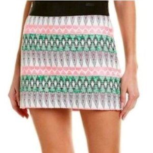 NWT MILLY Couture Tweed Mini Skirt Size 8